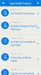 Mobile Screenshot of goodhealthproducts.net